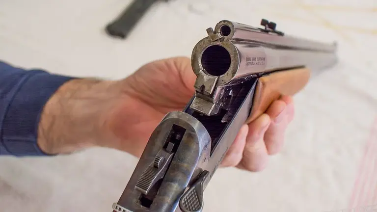 Una escopeta en una imagen de archivo