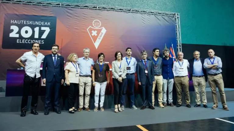 El nuevo consejo de administración de la SD Eibar SAD.