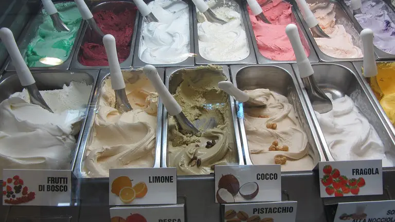 Una heladería en una imagen de archivo