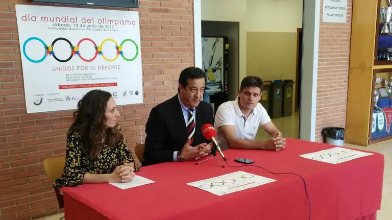 Rueda de prensa para presentar el Día del Olimpismo.