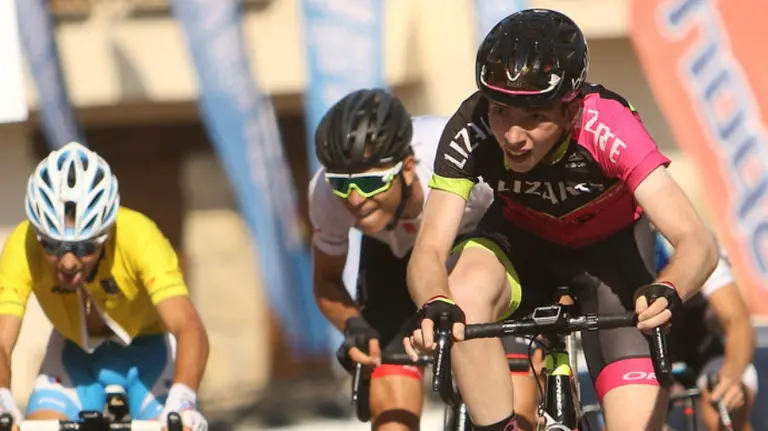 Samitier se impone al esprint. Lizarte.