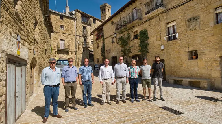 Ujué ha inaugurado la renovación de redes y pavimentación de sus calles GOBIERNO DE NAVARRA