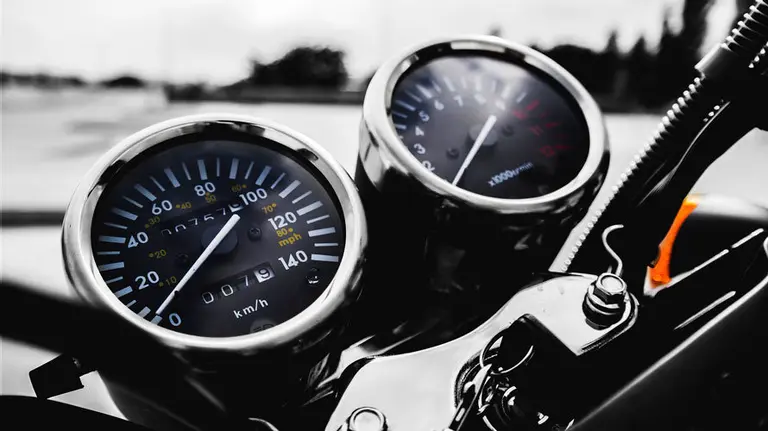 Un cuentakilómetro de una moto. ARCHIVO