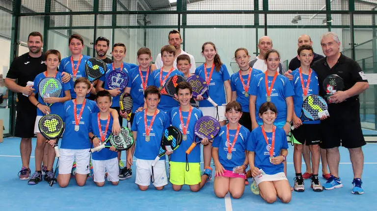 El equipo campeón, Navarra Pádel A.