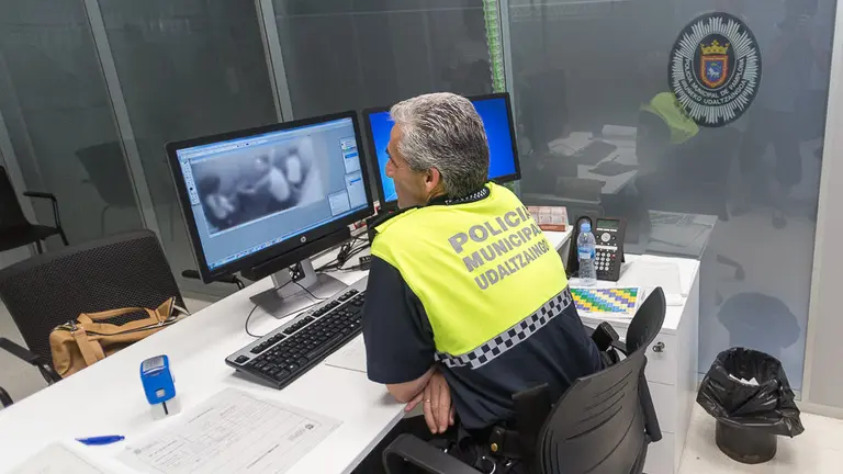 Remodelación en las dependencias de la Policía Municipal de Pamplona. IÑIGO ALZUGARAY (27)