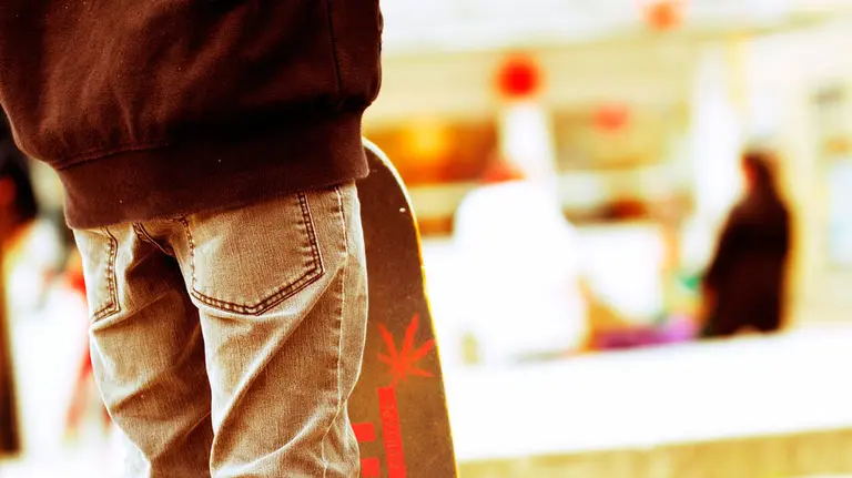 Un menor de edad. ARCHIVO.