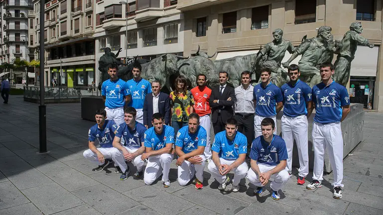 Presentación del Torneo de San Fermín 2017 en la sede de La Caixa. PABLO LASAOSA 01