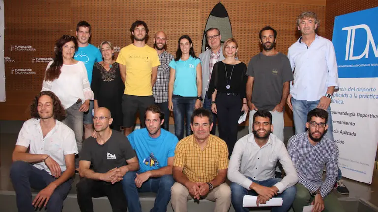 Presentación del club navarro de surf.