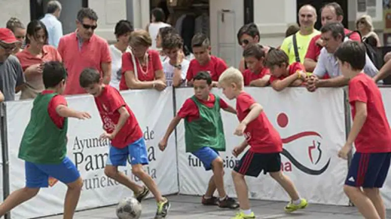 Fútbol plaza. Foto CA Osasuna.