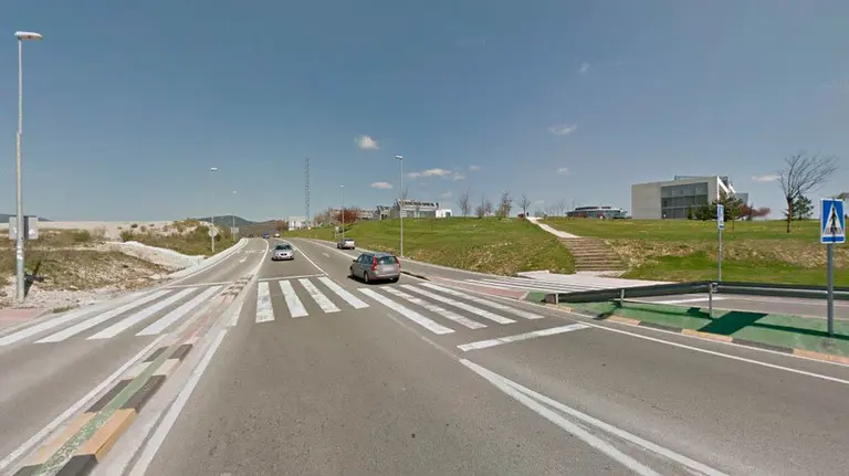 Paso de cebra en Sarriguren