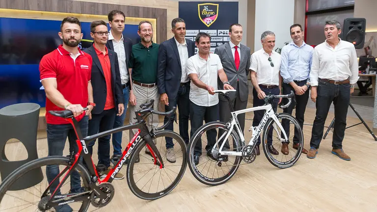 Presentación de la edición número 26 de la prueba cicloturista La Indurain (06). IÑIGO ALZUGARAY