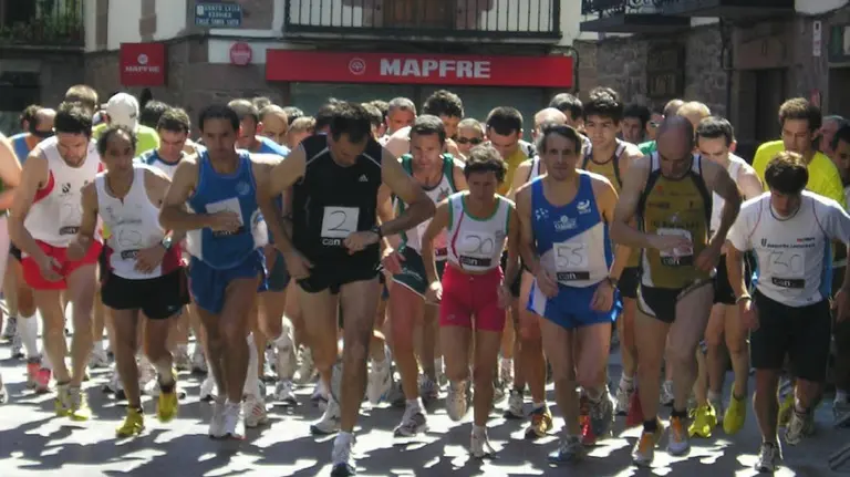Salida del cross popular del CD Erreka.