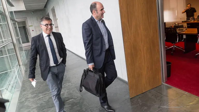 Comparecencia del consejero de Desarrollo Económico, Manu Ayerdi (11). IÑIGO ALZUGARAY