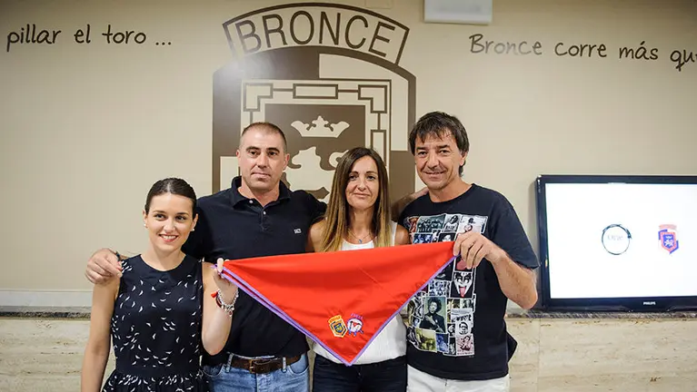 Presentación de la II Edición del premio FESTA LOS DE BRONCE. MIGUEL OSÉS