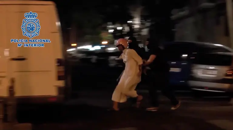 Uno de los tres yihadista detenidos esta semana en Madrid. POLICÍA NACIONAL