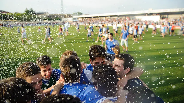 El ascenso de la Peña Sport a 2ª B tras ganar al Náxara en Tafalla. MIGUEL OSÉS (24)
