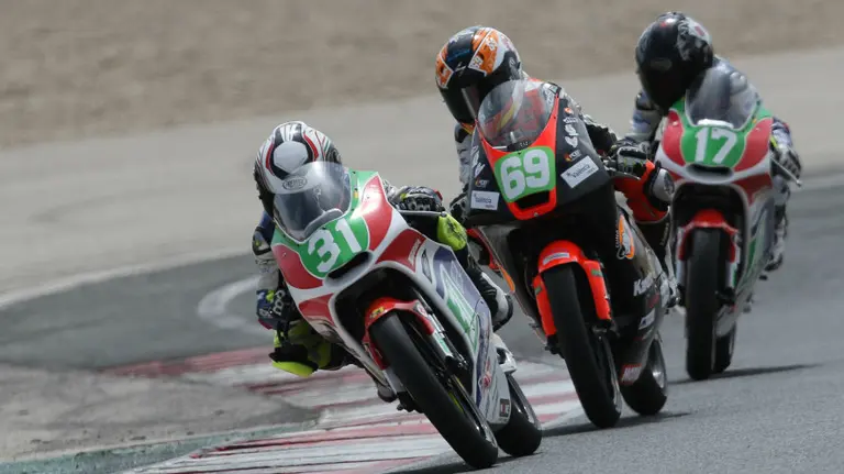 Cabeza carrera Moto4 Navarra 2017. Foto I.Terrón