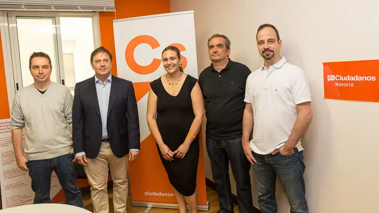 Ciudadanos Navarra presenta su nueva Junta Directiva con la Delegada Autonómica en Navarra, Ruth Goñi, y el nuevo coordinador en Pamplona, Fernando Sesma (31). NAVARRA.com