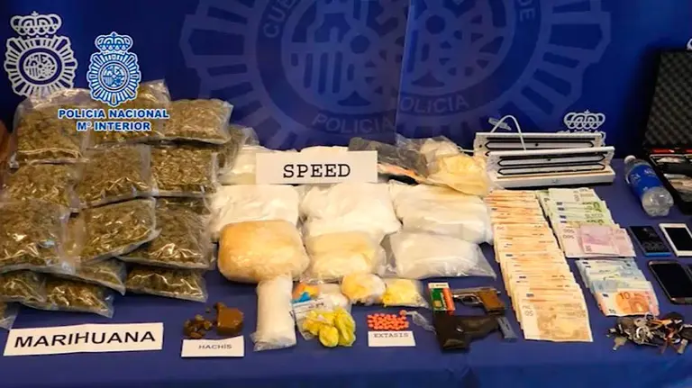 La droga que se ha incautado en la operación 'Teixa'.