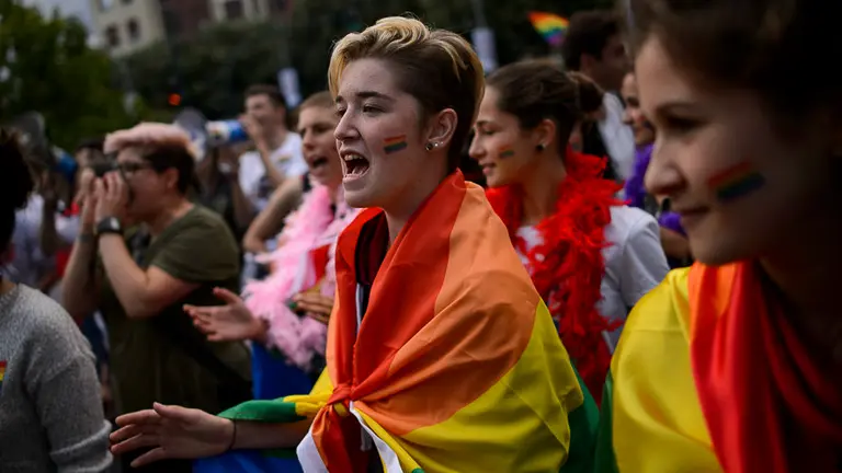 manifestación con motivo del Día Internacional del Orgullo LGTBIQ. PABLO LASAOSA 05