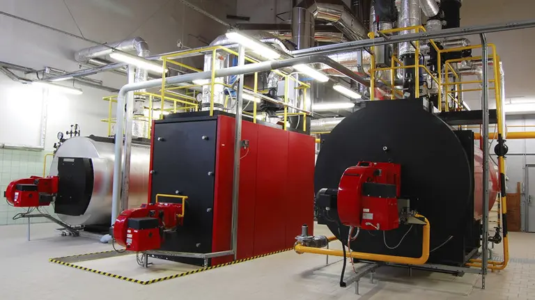 Sala de calderas gas natural