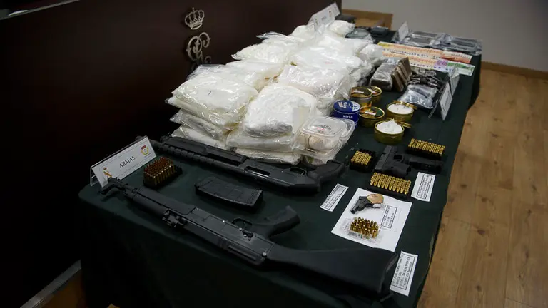 Rueda de prensa sobre una _importante operación antidroga_. PABLO LASAOSA 03