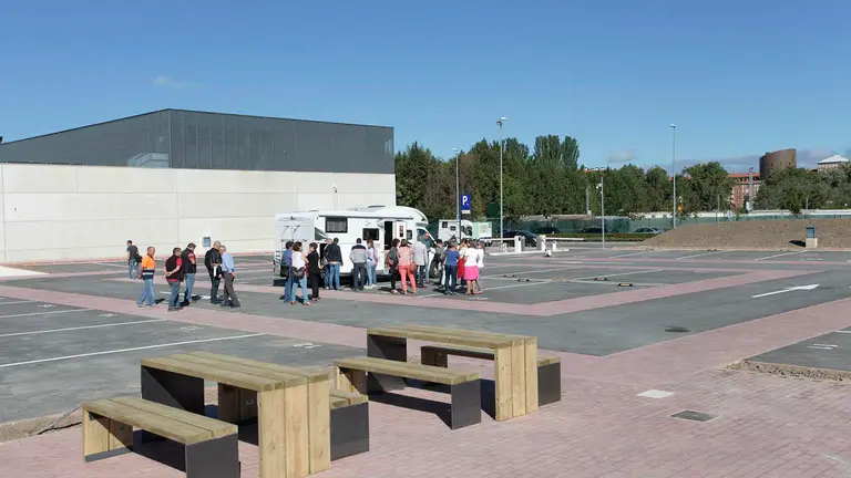 El parking de autocaravanas contará con 33 plazas de aparcamiento