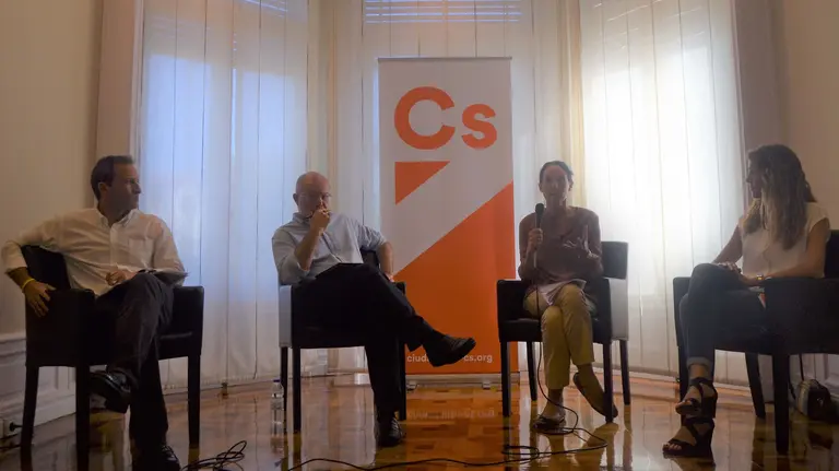 Marcos Lama, Francisco Igea, Rocío Rojí y Ruth Goñi.