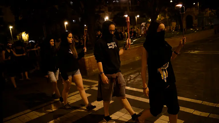Manifestación en contra de las agresiones sexuales . PABLO LASAOSA 01
