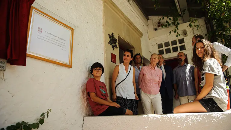  La Casa de Misericordia de Pamplona homenajea a Fernando Redón, miembro de la junta de gobierno de esta institución.. MIGUEL OSÉS_10