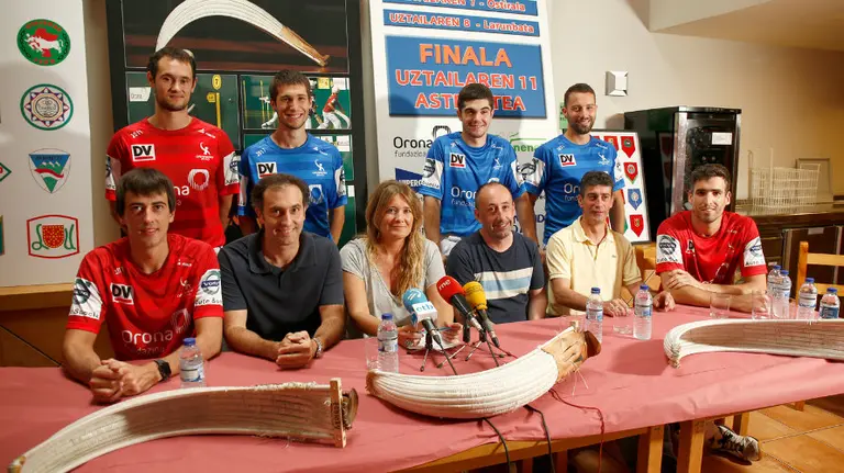 Rueda de prensa de remonte. Torneo San Fermín.