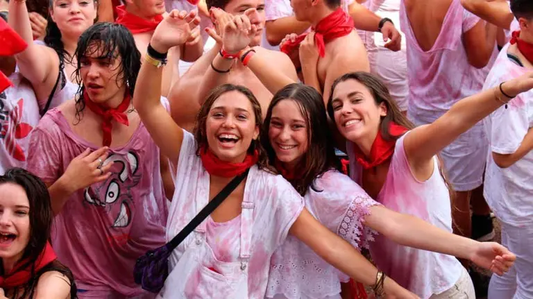 Así se ha vivido el Chupinazo en la Plaza del Castillo de Pamplona. S (3)