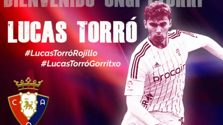 Lucas Torró. Foto CA Osasuna