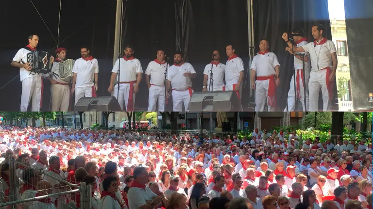 Folklore en Paseo Sarasate
