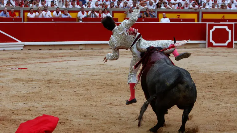 La terrible cogida a Gonzalo Caballero REUTERS