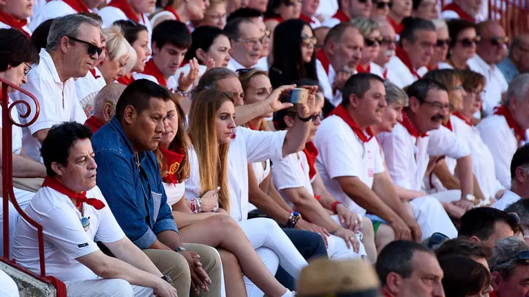 Corrida de toros del 9 de julio con la ganadería Puerto de San Lorenzo en las fiestas de San Fermín 2017. PABLO LASAOSA 36