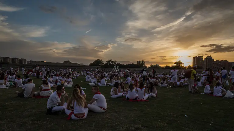 Ambiente en las calles de Pamplona durante la celebración de los Sanfermines de 2017. MAITE H. MATEO (27)