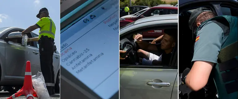 La Guardia Civil organiza controles de alcoholemia y droga durante las fiestas de San Fermín 2017 PABLO LASAOSA 2