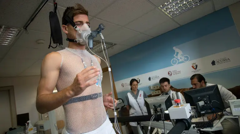 Pruebas físicas de Osasuna. Aitor Buñuel.