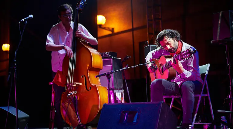 Jazzfermín en la Plaza Compañía con el trío Carmona, Javier Colina y Bandolero. DANIEL FERNÁNDEZ (3)