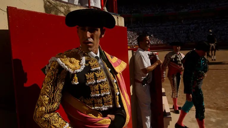 Corrida de toros en las fiestas de San Fermín 2017 a cargo de Antonio Ferrera, Alejandro Talavante y Ginés Marín. PABLO LASAOSA 10