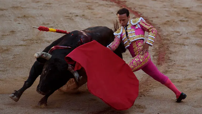 Corrida de toros en las fiestas de San Fermín 2017 a cargo de Antonio Ferrera, Alejandro Talavante y Ginés Marín. PABLO LASAOSA 22