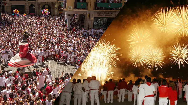 Fuegos y Comparsa, los actos más multitudinarios de San Fermín 2017