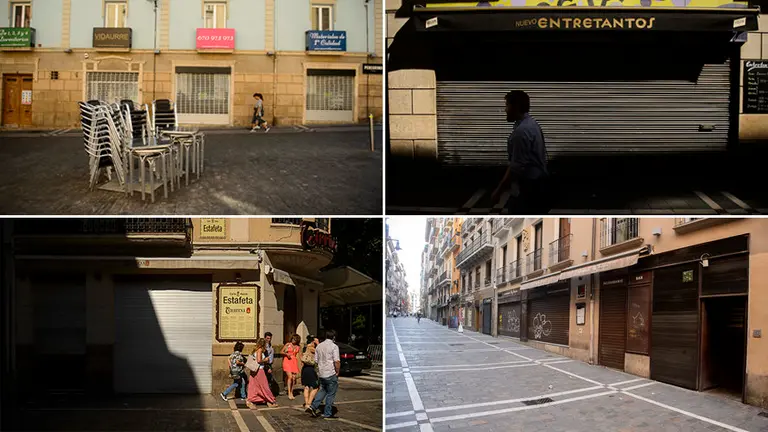 Los bares de Pamplona cierran tras los días de trabajo de San Fermín 2017 13