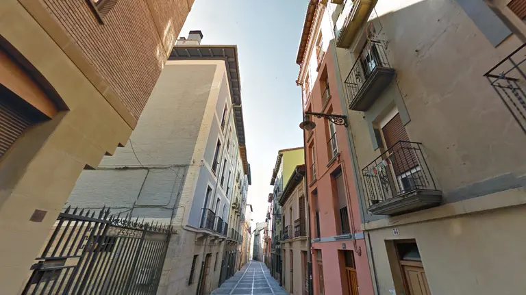 Calle Dormitalería de Pamplona, en el Casco Antiguo de la ciudad