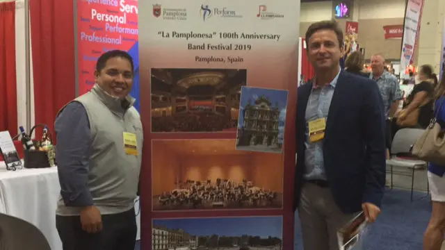 La Pamplonesa presenta en Texas, en Estados Unidos, el festival internacional de bandas con el que celebrará su centenario en 2019 CEDIDA