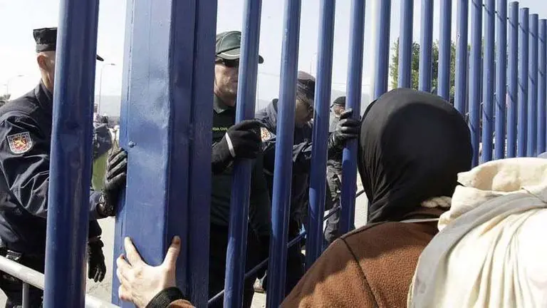 Imagen de archivo de la frontera de Melilla