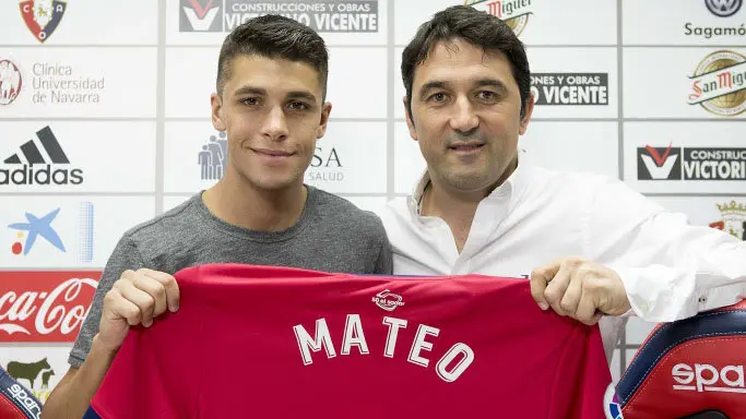 Mateo García, nuevo delantero de Osasuna OSASUNA