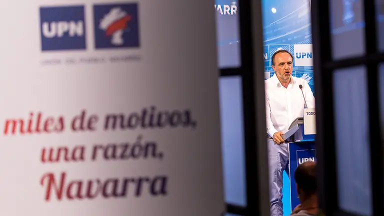 El presidente de UPN, Javier Esparza, hace balance de los dos años del Gobierno foral (40). IÑIGO ALZUGARAY