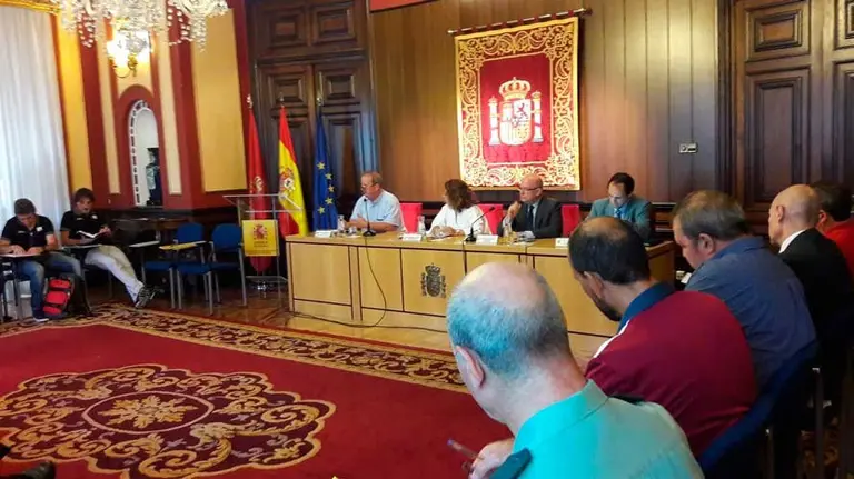 Reunión de coordinación con motivo de la 16ª etapa de la Vuelta Ciclista a España 2017. EP